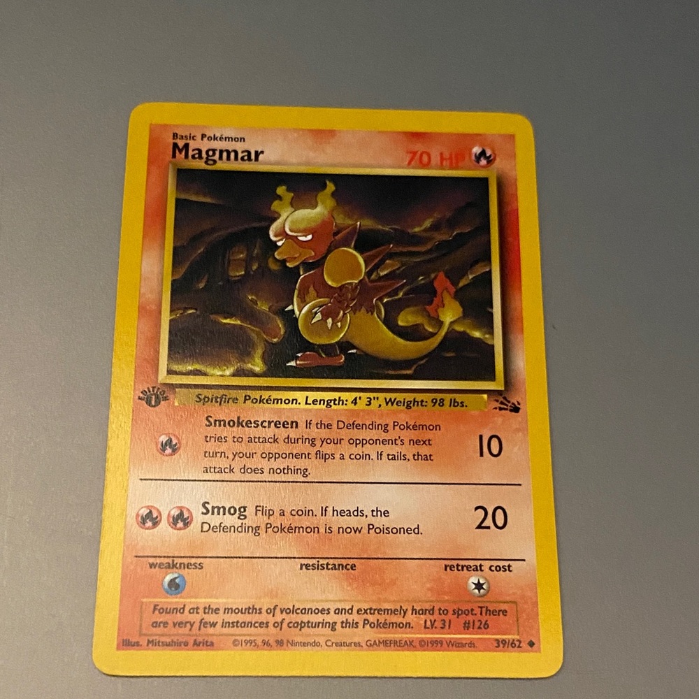 1999 POKEMON FOSSIL| 1ST EDITION
Magmar